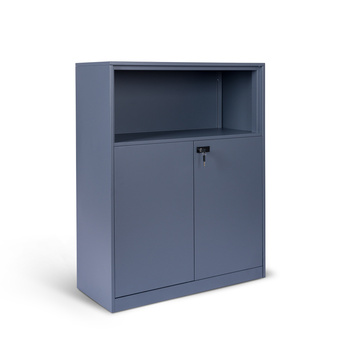 Szafa metalowa biurowa na akta antracytowa model MALAGA