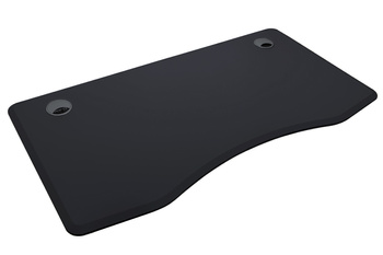 Blat biurka 140x70 cm MDF czarny