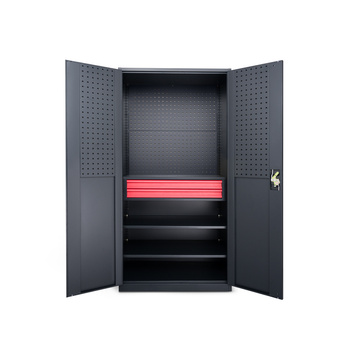 Szafa metalowa dwudrzwiowa na narzędzia, warsztatowa