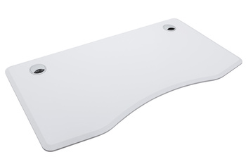 Blat biurka 120x60 cm MDF biały